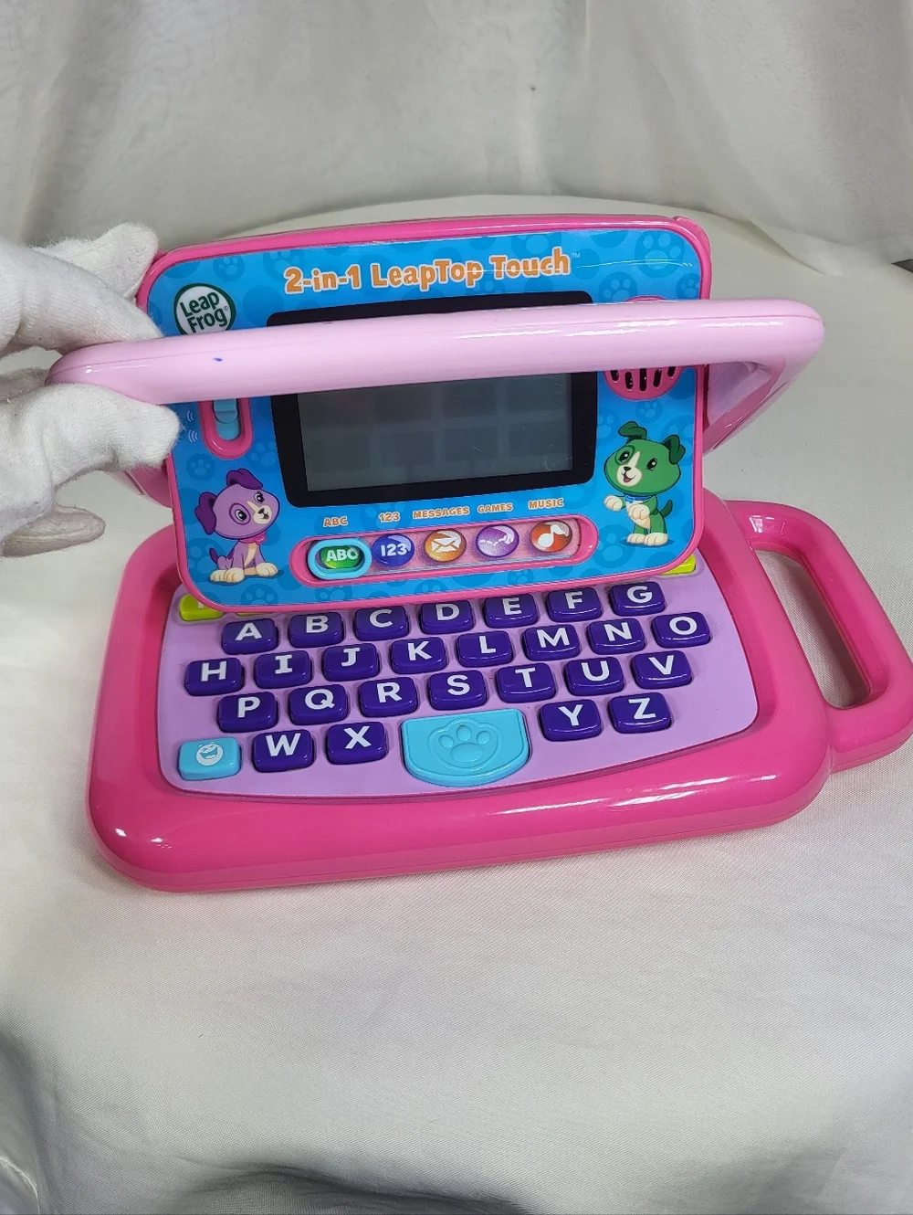 Leap Frog 2 In 1 Leaptop Touch Learning System Educational Toy